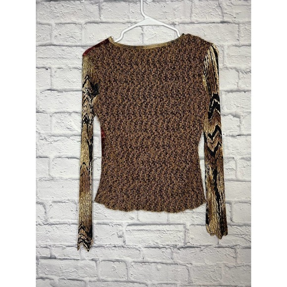 Alberto Makali Vintage floral long sleeve blouse size M. - Picture 7 of 7